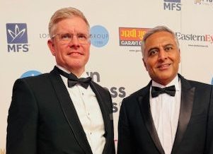Garner & Hancock at the Asian Achievers Awards